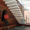Hacer peldaños para escalera volada