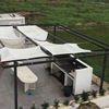 Colocar techo en pérgola de hierro