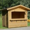 Fabricacion de kiosko de madera tipo caseta