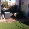 Tarima en terraza