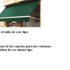 Cambiar lona de toldos de terraza y ventanas