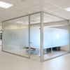 Instalación mampara oficina cristal difuminado