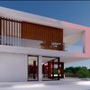Construcción de chalet moderno con piscina