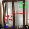 Transporte en barcelona de mueble vitrina (sólo la estructura, cristales ya desmontados) ~se requiere elevador en la recogida