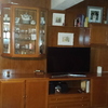 Lacar en blanco mueble mural de salon
