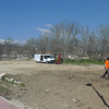 Obra de cimentación y trabajos exteriores para vivienda prefabricada