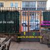 Colocar valla de chapa en meco