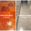 Lijar (Acuchillar) y Barnizar Parquet (Parcial)