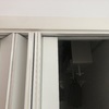 Puerta plegable madera blanco