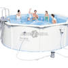 Montaje piscina elevada de acero 300x122 cm