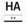 Placa homologada hotel apartamento