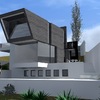 Chalet moderno en pendiente