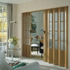 Puerta pegable con cristal