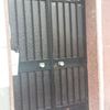 Puerta de acero para entrada de comunidad