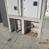 Trabajo de herrero, puerta contadores metalica