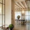Puertas correderas hierro y vidrio separación cocina y salón