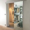 Fabricación e instalación de puerta corredera vista en interior