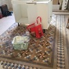 Abrillantado suelo mosaico varias estancias vivienda