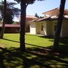 Construcción piscina en jardín de chalet