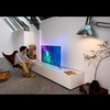 Mueble tipo modulo bajo para televisor blanco alto brillo