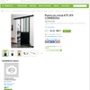 Cristalera y puerta corredera hierro forjado