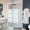 Mampara de baño rectangular