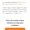 Instalar Carpintería Metálica (Obra Nueva)