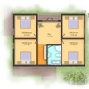 Casa prefabricada con garage