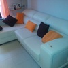 Tapizar sofa en piel blanca