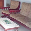 Tapizar sofa madera vista (cojines sueltos: asiento/respaldar)
