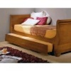 Divan Cama Nido de Madera con dos Colchones Básicos