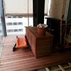 Tarima flotante balcon