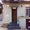 Pergola adosada aluminio blanco
