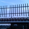 3 vallas de aluminio negro