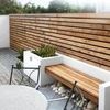 Valla de madera de pino sin tratar 5 x 1