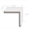 Valla de aluminio para el jardin