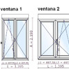 Cambiar dos ventanas de aluminio correderas por dos de pvc