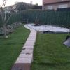 Base de hormigón jardín