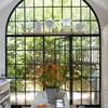 Hacer una puerta/ventana de hierro en arco (ver foto)