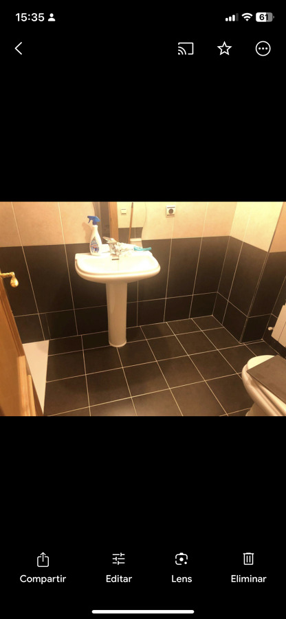 Limpieza de baño en obras